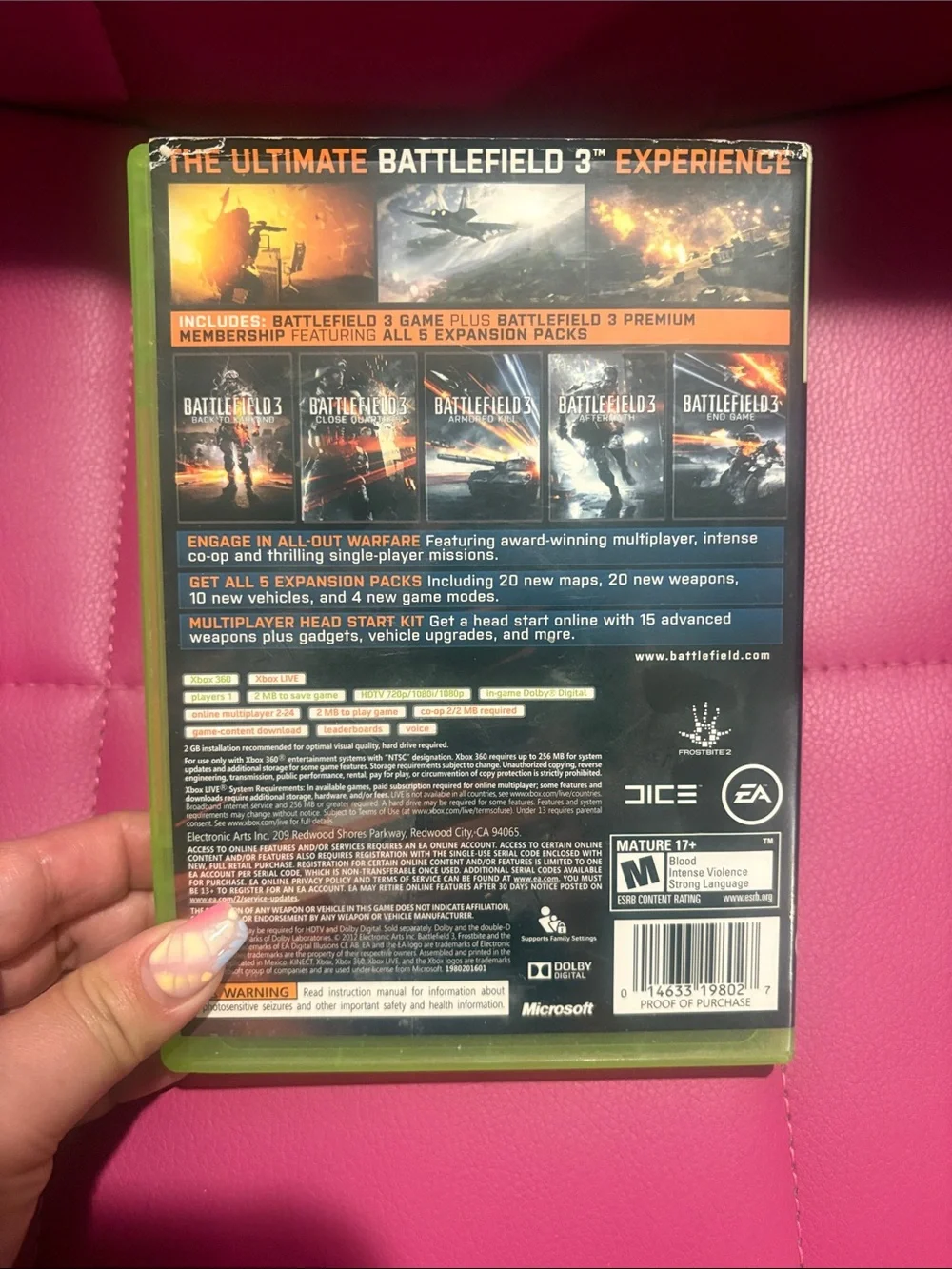 Battlefield 3 Xbox 360 Complete CIB Tested Working